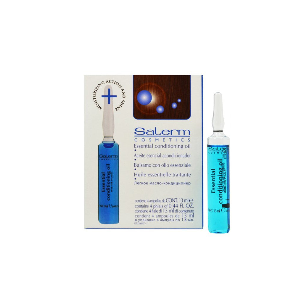 Salerm-Essential-Hair-Oil-for-Dry-Treated-or-Coloured-Hair-4-x-12ml