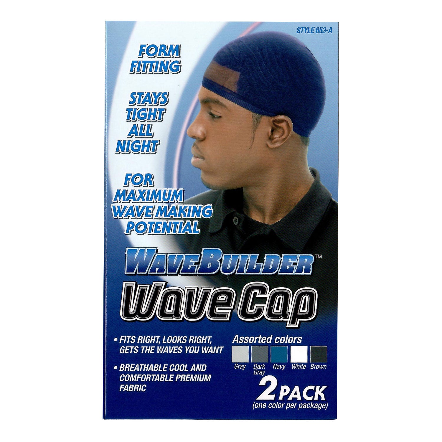 Wavebuilder-Wave-Cap-Assorted-Color-Style-2PK