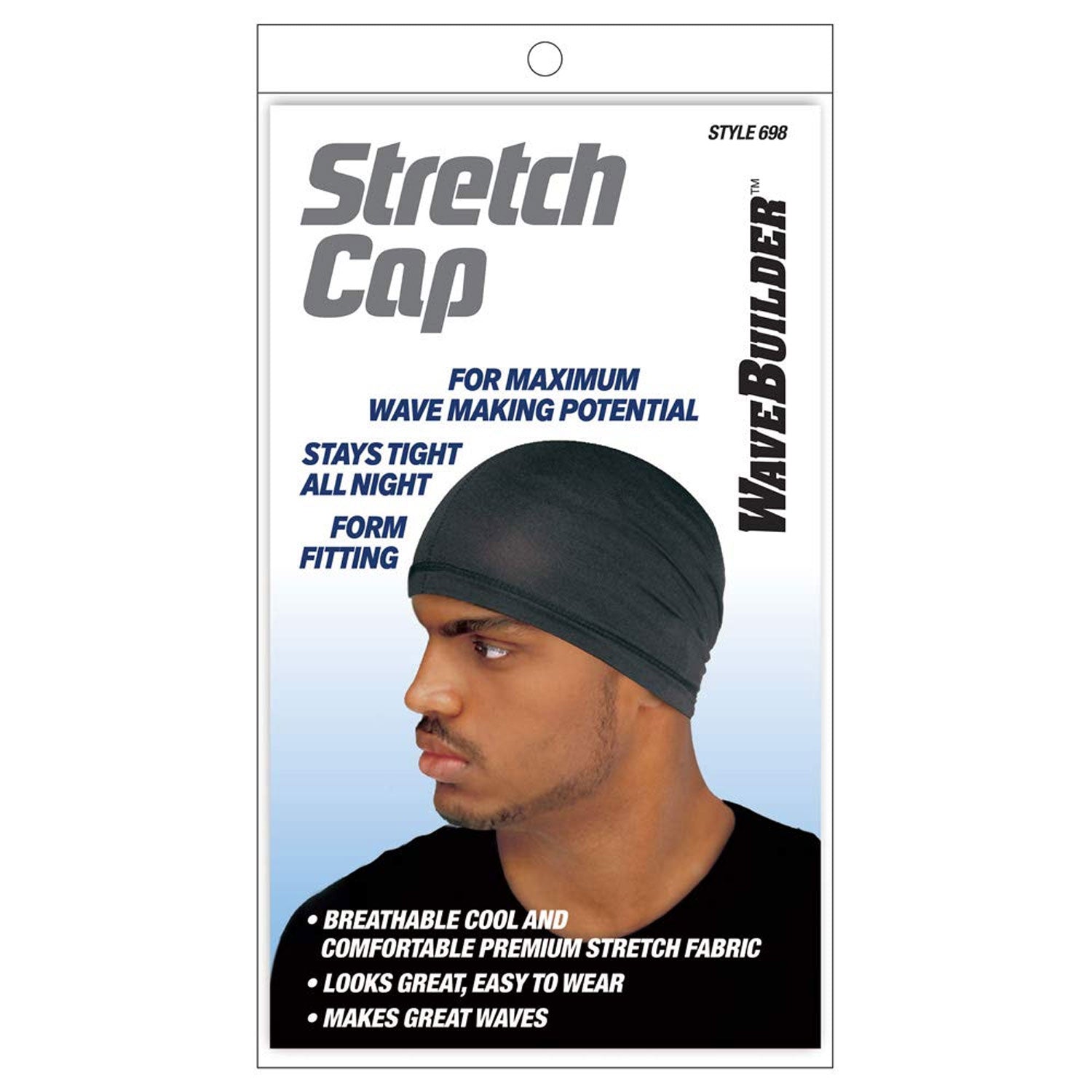 Wavebuilder-Stretch-Cap-Style-698-Black